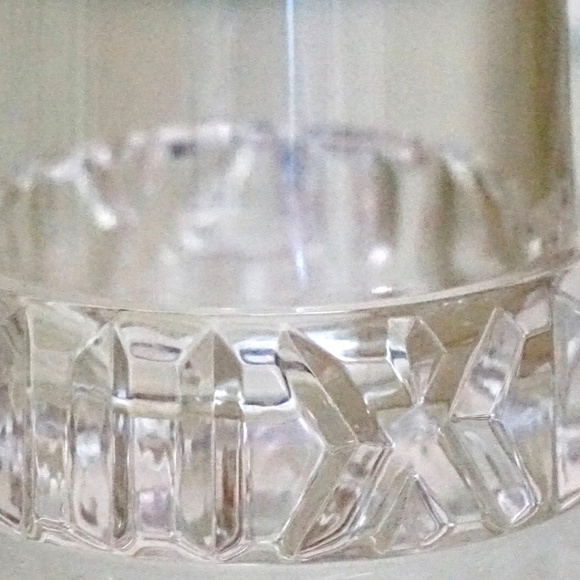 TIFFANY & Co ATLAS Crystal Bedside Water Decanter Carafe w/Insert Tumbler Lid, H - Picture 3 of 6